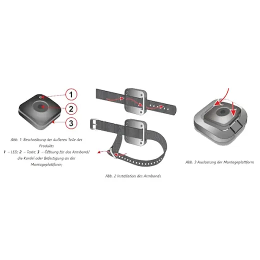 JA-157J Funk Überfall- Taster als Arm- oder Halsband - JABLOTRON 100+ System