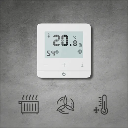 JB-111TP-WH BUS-Raumthermostat