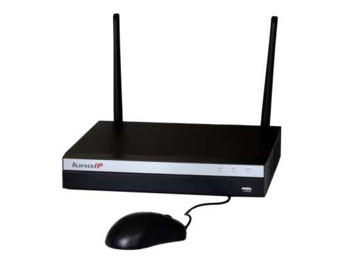 LIPR5104W 4-fach NVR WLAN-fähig - LunaHD