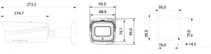 LKE5403D anthrazit, 4 Megapixel IR Bulletkamera