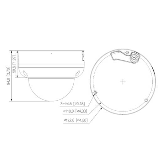 LDB5803 8MP 2,7 ~ 13,5 mm Motorzoom IP Dome - LunaHD