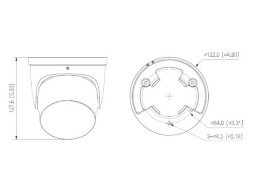 LDP5403-A 4MP, Brennweite 2,7 mm - 13,5 mm, Aktive Abschreckung (optisch / akustisch) - LunaHD