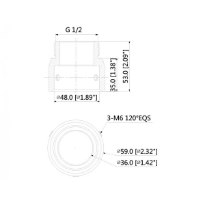LHA7 Adapter für Domekameras