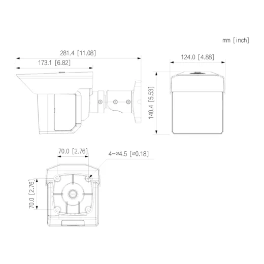 LK3-5200 3×2-MP Multivision-Bulletkamera