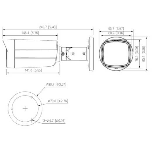 LKD2200A 3,6mm 2MP IP67 HDCVI