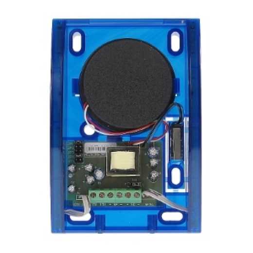 SPW220B Innensirene mit Blitzlicht in Blau