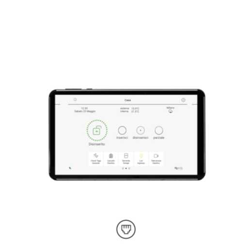 Touch-Bedienteil ergo-T7, Ksenia lares 4.0