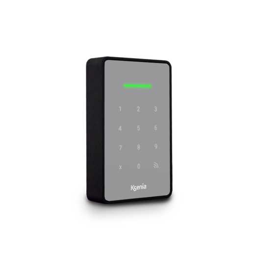 ERGO-XG IP65 Bedienteil mit Leser in grau-silber, lares 4.0 System