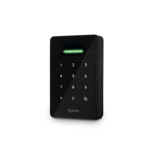 ERGO-XS IP65 Bedienteil mit Leser in schwarz, lares 4.0 System