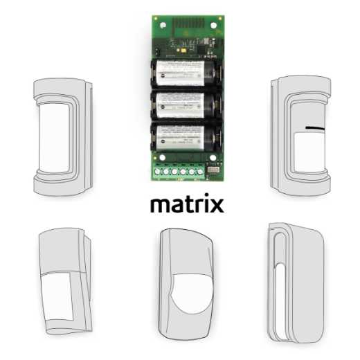 matrix-wls Universal-/Optex Funkschnittstelle, lares 4.0 System