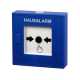 DKM Druckknopfmelder HAUSALARM, blau
