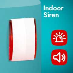 ASP-215 R Innensirene, rot 868 MHz Funk - BE WAVE System