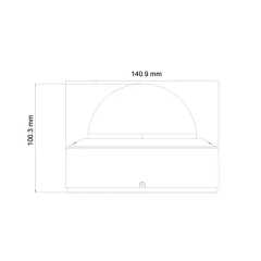 DAI-350A-MVF 5MP motorzoom 2,8-12mm Dome COAX-HD Kamera