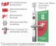 EP4S-R EXITPROTECT rechts Türwächter schmal mit Warnschild - ELOCK2