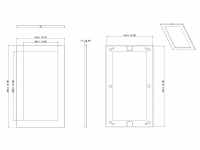 LBL5702 Einbaublende