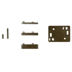 MPA2-B micro poli Abstandshalteplatten braun, 5-er Pack, lares 4.0 System