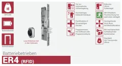 ER4 Rohrrahmen- Motorschloss digital - ELOCK2