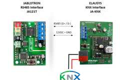 KNX ELAUSYS Jablotron 100 RS-485 Schnittstelle