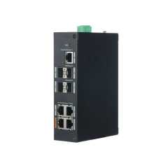 LSW04096 9-fach Switch (4x PoE, 4x SFP-Port, 1x Upl.)