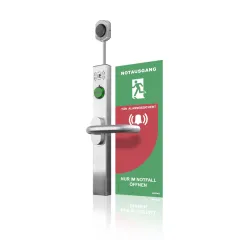 TW4S.L.TAST Intelligenter Türwächter schmal mit Taster, Drücker linkszeigend