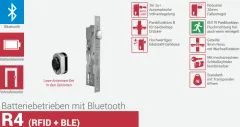 R4.BLE Rohrrahmen-Automatikschloss digital mit BLE - ELOCK2