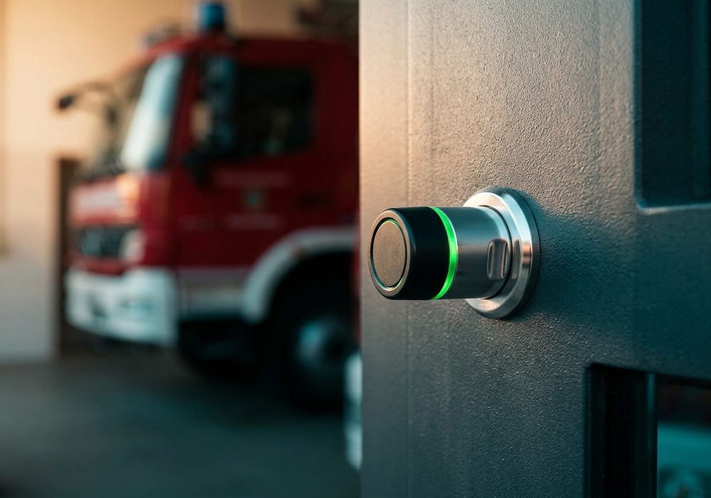 BE WAVE Komfort-System: Brandschutz, Funkschließzylinder und Heizkörperthermostat für Feuerwehrgerätehäuser