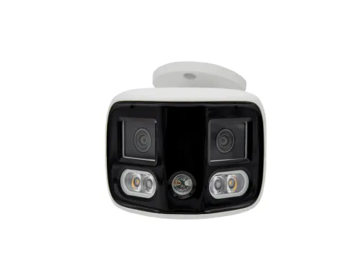 lunaHD LKP5420A 180° Panorama Bulletkamera Frontansicht mit Dual-Objektiv