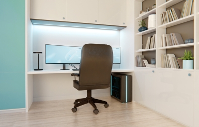 Büro mit Zutrittskontrolle und Energiemanagement per Funk-Alarmanlage